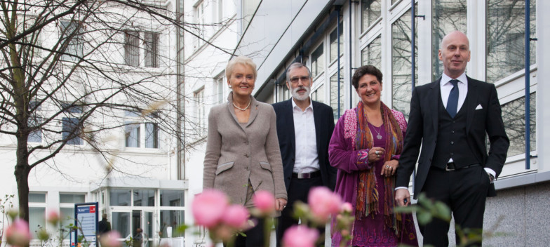 Besuch auf dem Bildungscampus: Niedersachsens Grünen-Chefin Anja Piel (2.v.r.).