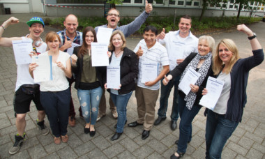 Grund zum Jubeln haben die frisch ausgezeichneten Eventmanager IHK am TA Bildungszentrum.