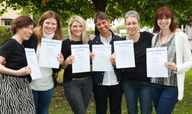 Die Officemanager IHK bei der Verabschiedung am TA Bildungszentrum Hameln.