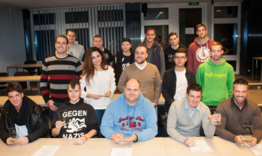 Die Absolventen der Aufstiegsfortbildung Technischer Fachwirt IHK am TA Bildungszentrum.