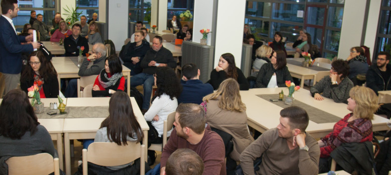 Begrüßung von drei Lehrgängen am TA Bildungszentrum.