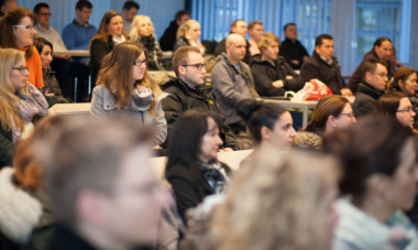 Begrüßung im Audimax