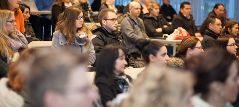 Begrüßung im Audimax