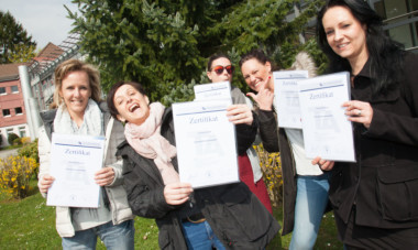 Gut gelaunte Immobilienverwalter IHK am TA Bildungszentrum