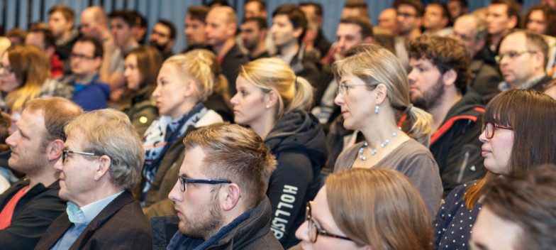 Begrüßung im Audimax