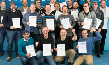 Absolventen des Lehrgangs IT-Administrator IHK am TA Bildungszentrum