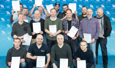 Verabschiedung Elektrofachkraft für festgelegte Tätigkeiten IHK.