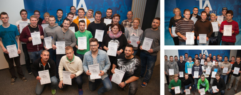 Am TA Bildungszentrum haben die Teilnehmer der Ausbildereignung IHK (AEVO) ihre Zertifikate erhalten.