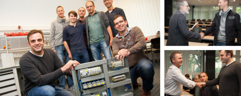 Erfolgreich: Alle Prüflinge aus dem Elektrofachkraft-Lehrgang haben bestanden.