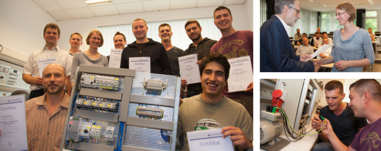 Elektrofachkraft für festgelegte Tätigkeiten IHK – alle Prüflinge am TA Bildungszentrum sind erfolgreich.