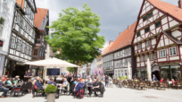 Impressionen aus der Rattenfängerstadt Hameln: Das Entrée der Altstadt.