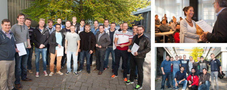 Die zweite Gruppe Technischer Betriebswirte, die intensiv auf die Prüfungen vorbereitet wurden.