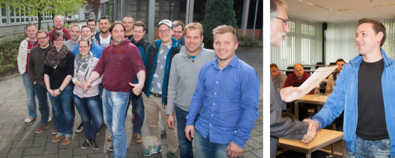 Die zukünftigen Handwerksmeister absolvieren den Teil 3 Ihrer Meisterschule am TA Bildungszentrum.