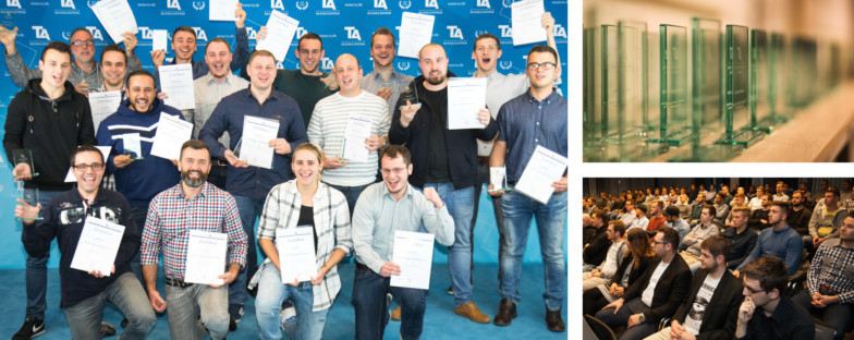 Feierlicher Verabschiedung der Industriemeister Metall IHK und Elektrotechnik IHK am TA Bildungszentrum.