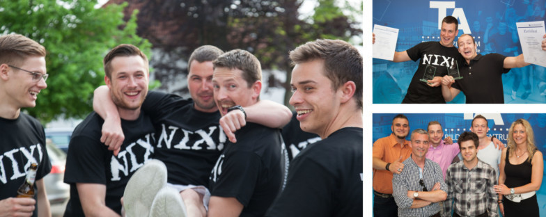 Abschied von Hameln: Die Industriemeister Elektrotechnik IHK und Mechatronik IHK feiern mit den Logistikmeistern IHK.