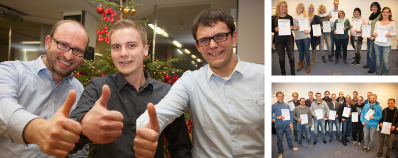 Verabschiedung Projektleiter, Eventmanager, Elektrofachkräfte