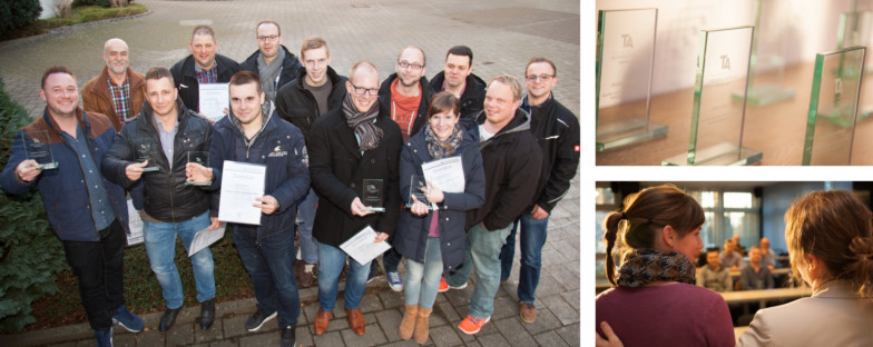 Der Abendkurs Technischer Betriebswirt IHK wird am TA Bildungszentrum verabschiedet.