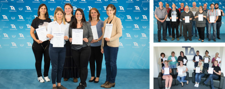 Verabschiedung Officemanager IHK und Brandschutzbeauftragter