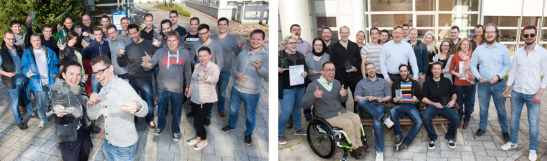 Die Lehrgänge Wirtschaftsfachwirt IHK und Technischer Fachwirt IHK werden verabschiedet.